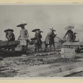 Mixing And Laying Concrete At Kong Chuen