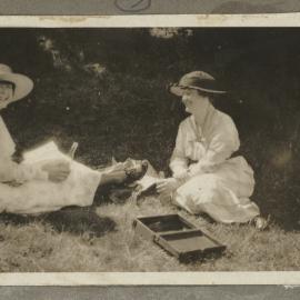 Miss Goodson And Unknown Woman