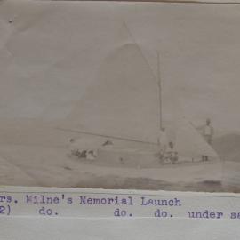 Mrs. Milne Memorial Launch under sail