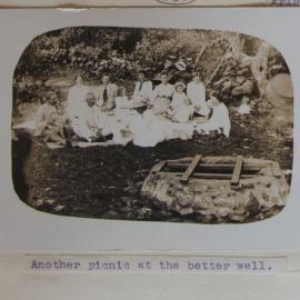 White picnic on Tongoa beside The Well.