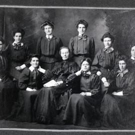 Group photograph of Deaconesses, 1908