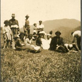 Unknown Group In A Field, Maungapohatu