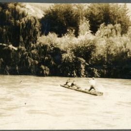Crossing The River In Flood