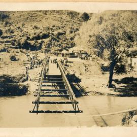 Launching The Bailey Military Bridge