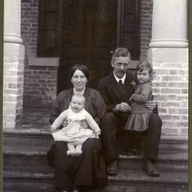 Doctor R. J. E. Paterson, Mrs. Catherine Paterson and their two children