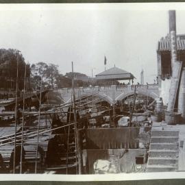 The English Bridge, canal in Canton, 1911