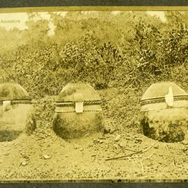 "Potted Ancestors," earthenware burial urns