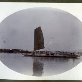 Cargo boat on the river