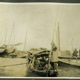 Reverend Professor W. Hewitson and Mrs. Margaret Hewitson on the Pearl River, Canton