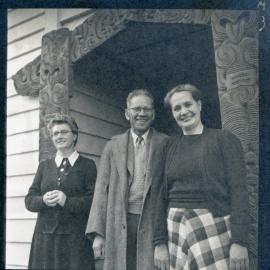 Rev. Te Puawhe, Mrs Kihore & Sr M. Queale