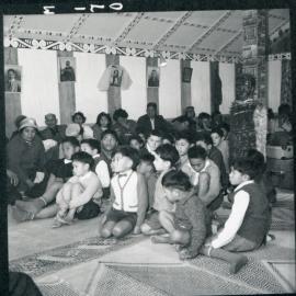 Maori Boys at Church Service