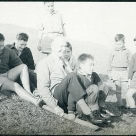 Rev. J. S. Murray with Maori Boys