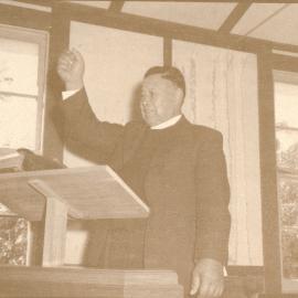 Rev. W. T. Wiremu in Pulpit
