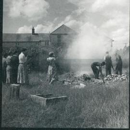 Hangi at Chapel Opening