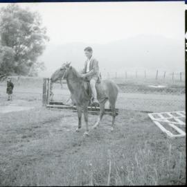 Unknown Boy On Horse