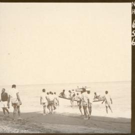 Bringing cargo ashore