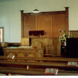 Interior of Tuatapere Church.