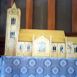 Model Matchstick Church made in Milton.