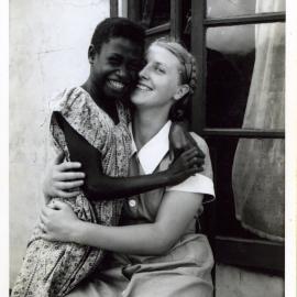 Mrs. Miller and Ni-Vanuatu girl