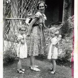 Mrs. A. H. Milne and her children