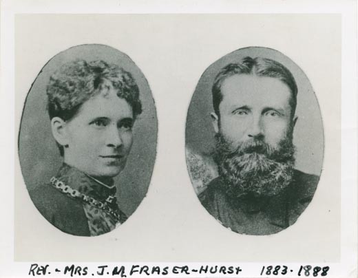 Sarah and Joseph L. Fraser-Hurst from the Jubilee publication 'Caversham Presbyterian Church' 1924
P-A19.31-45