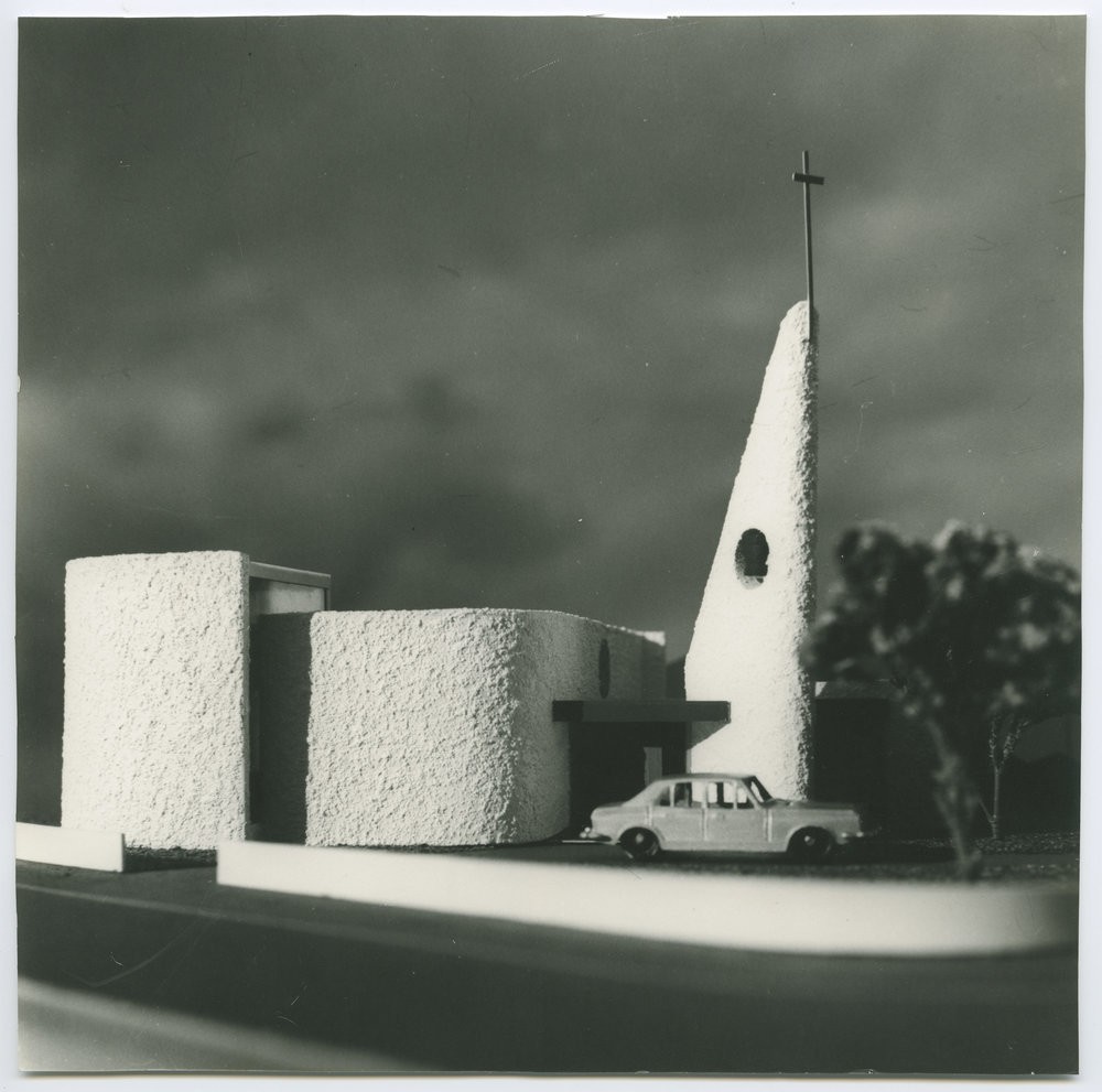 Model of St Margaret's Presbyterian Church at Green Island, circa 1977.
Previous location: 2001/96/63
P-A53.19-37