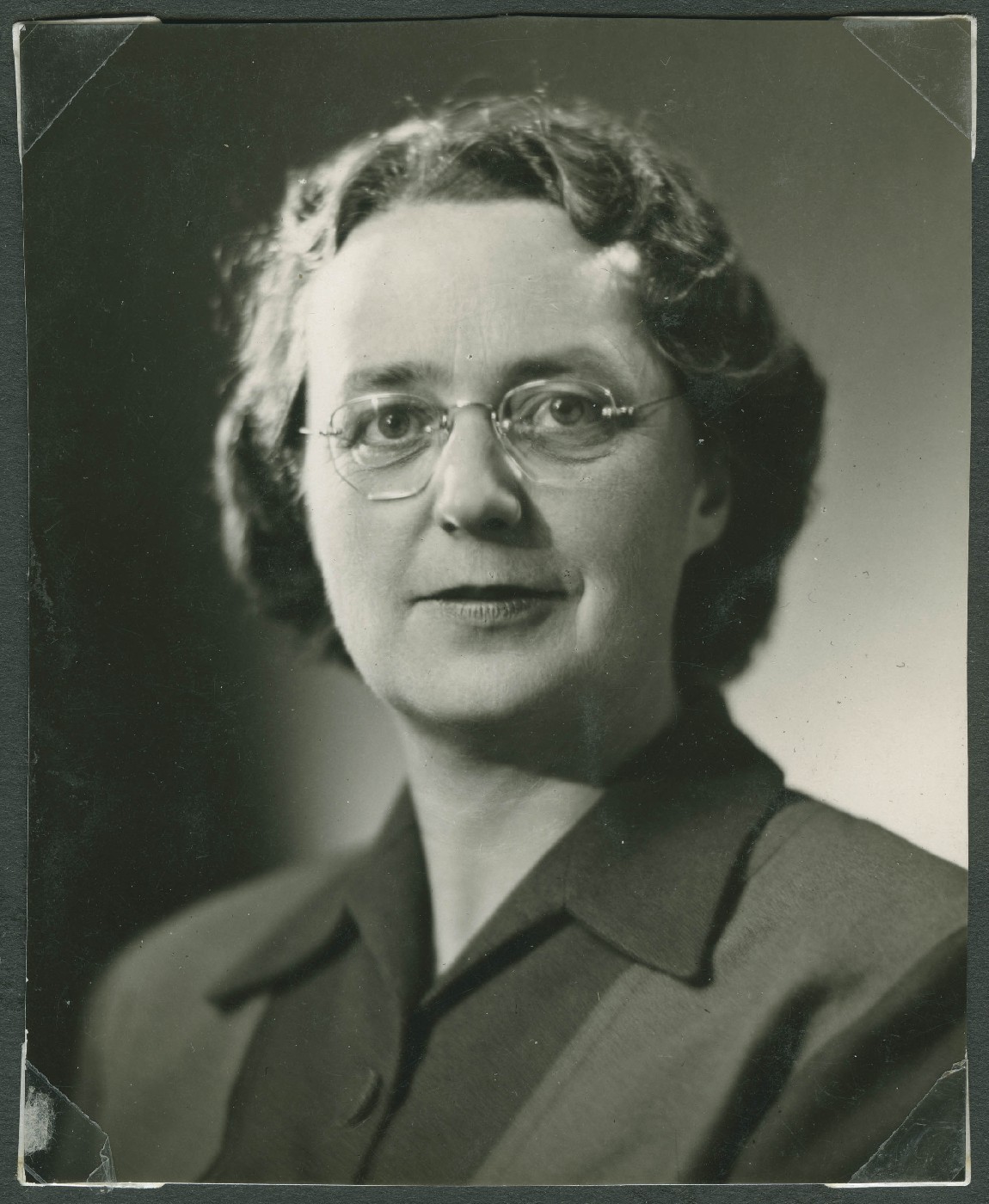 Studio portrait of Sister Kathleen Every.