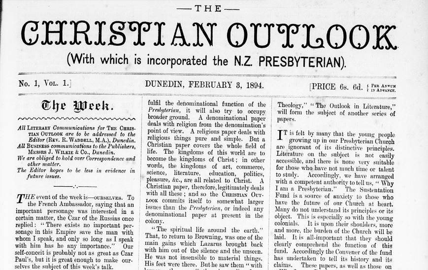 Christian Outlook 1894-1899
