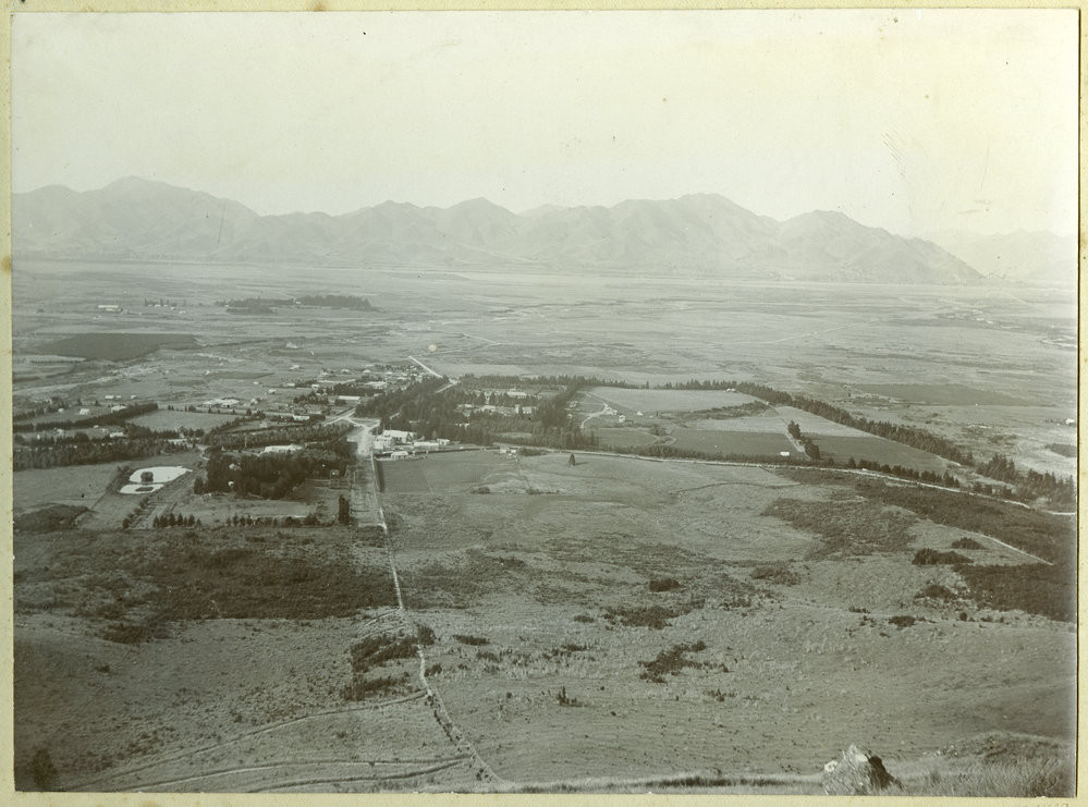 Aerial Photograph of the township of Hanmer, belonging to the St Andrew's Hanmer Church.
