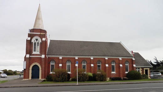 St. Andrew's Church, Invercargill, photographed in 2017, shortly before its demolition.