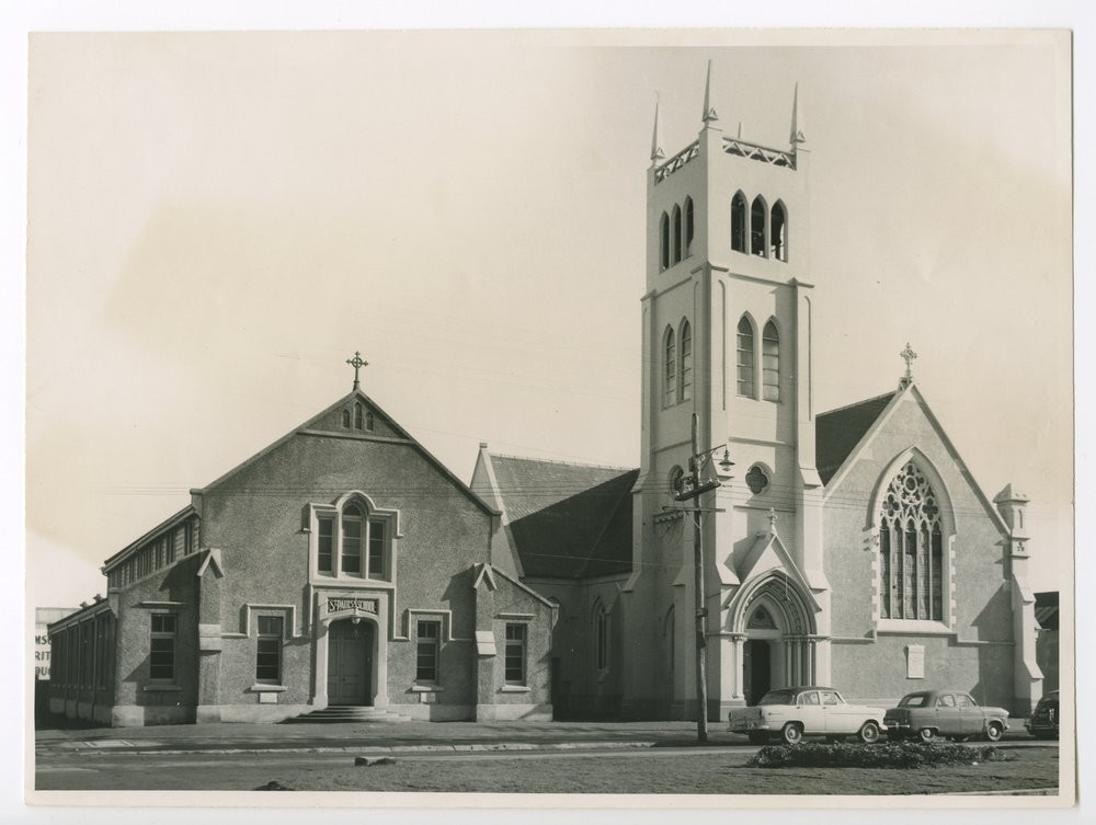 St. Paul's Presbyterian Church and Sunday School Hall, 1957.
P-A45.12-46